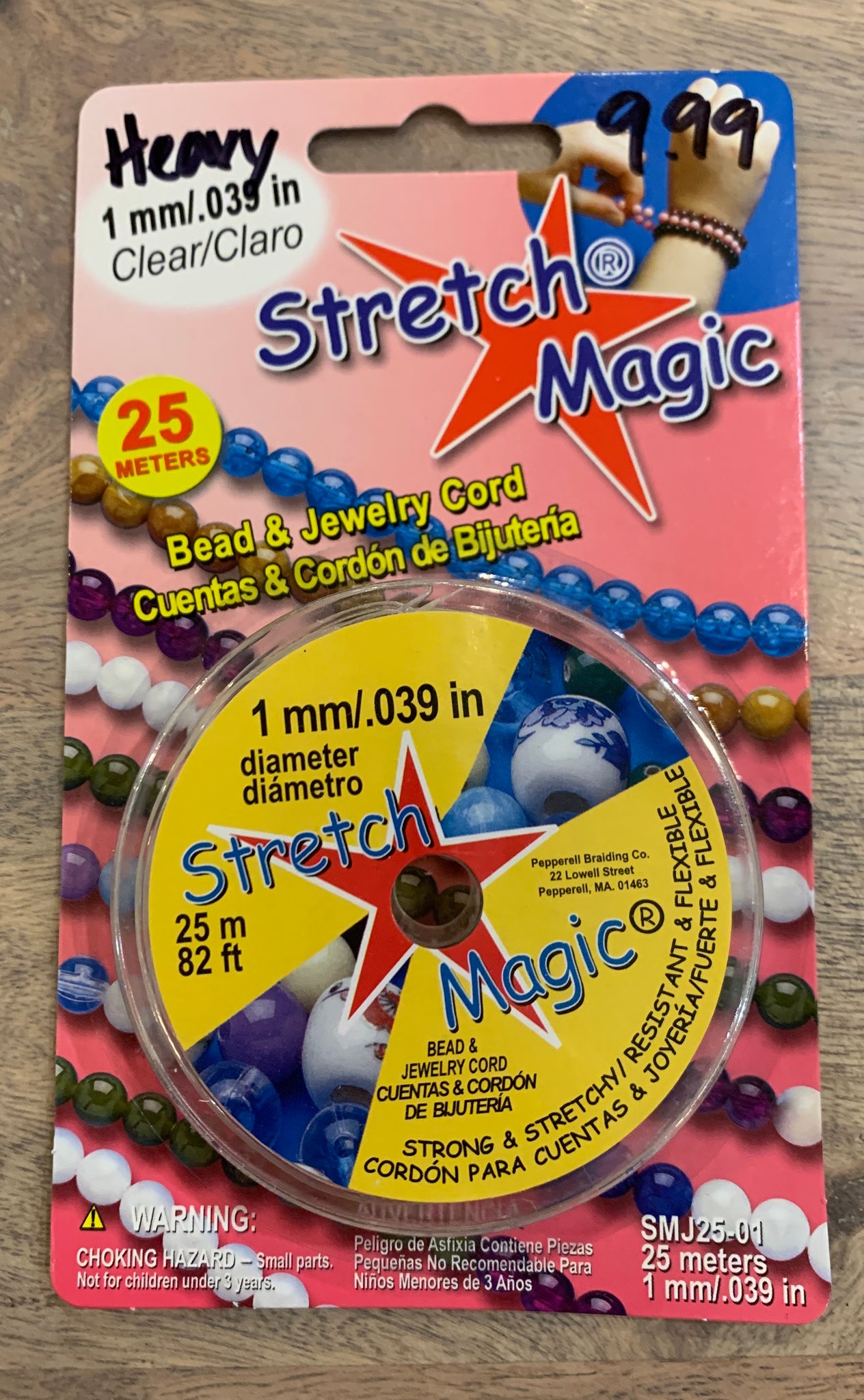 Pepperell Stretch Magic Bead & Jewelry Cord 0.5mm x 10m