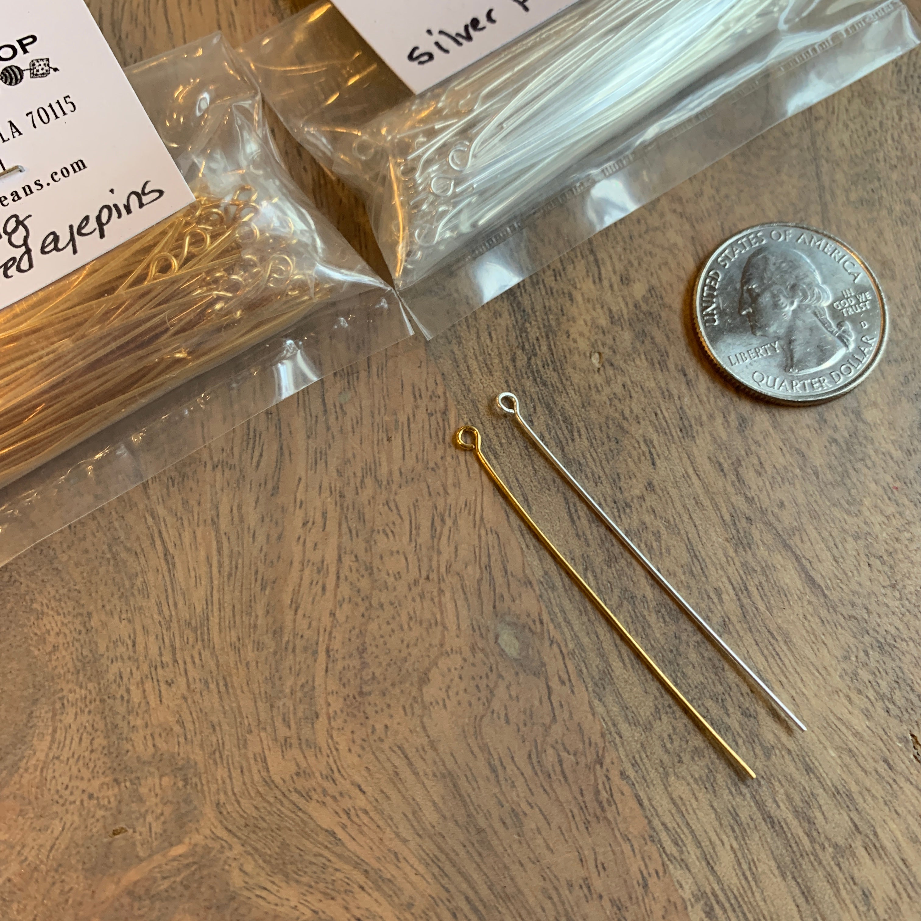 Plated Eye Pins