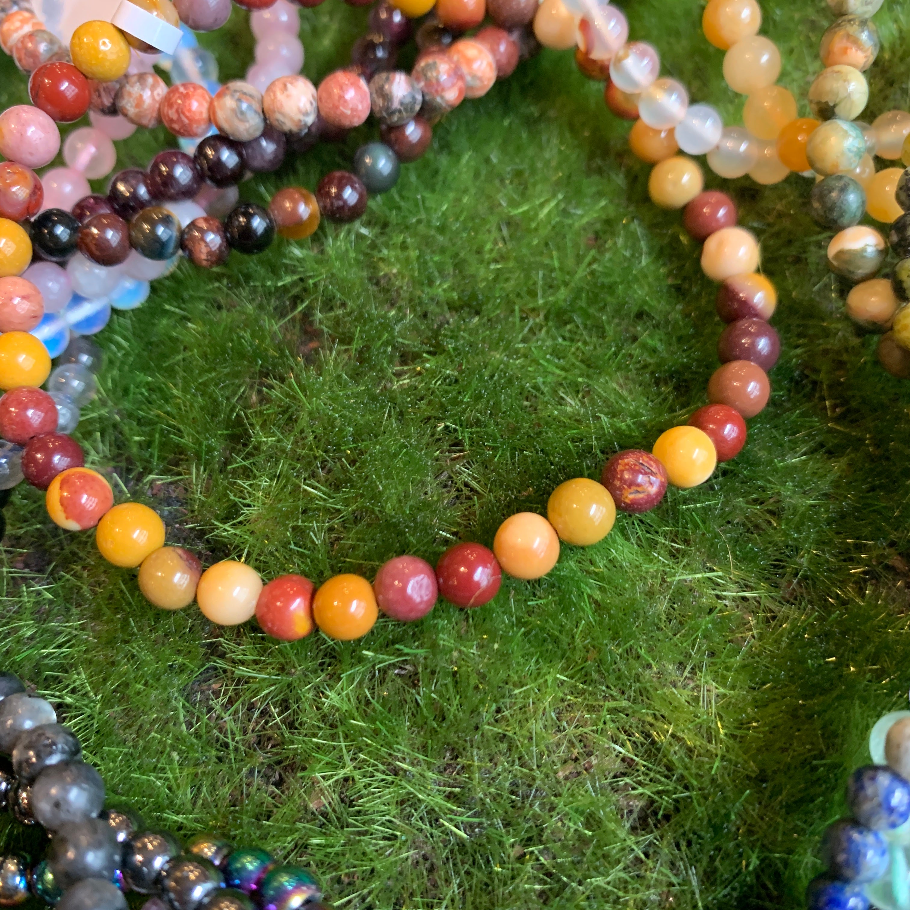 Stone Stretchy Bracelets - 4mm