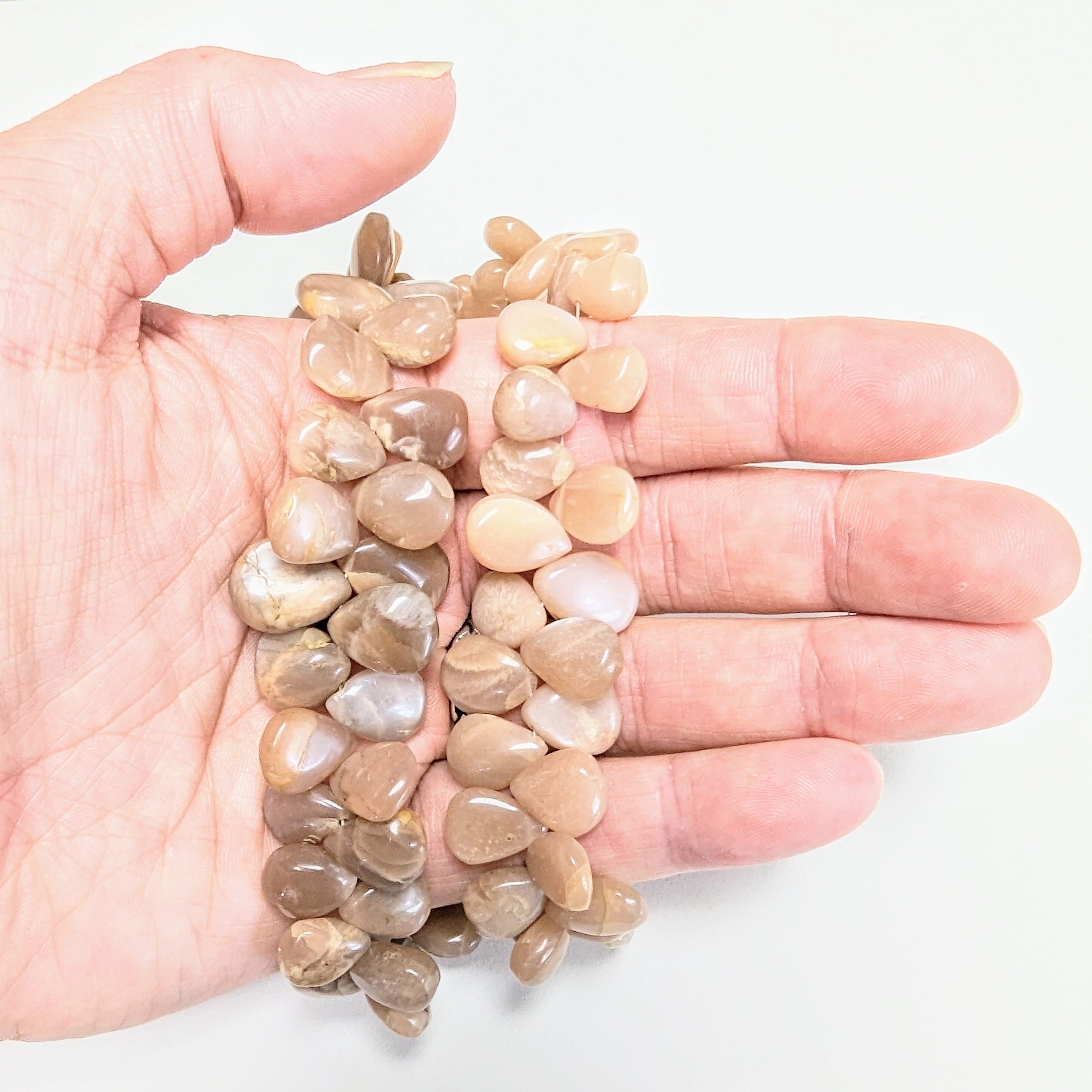 Pink Moonstone Teardrop