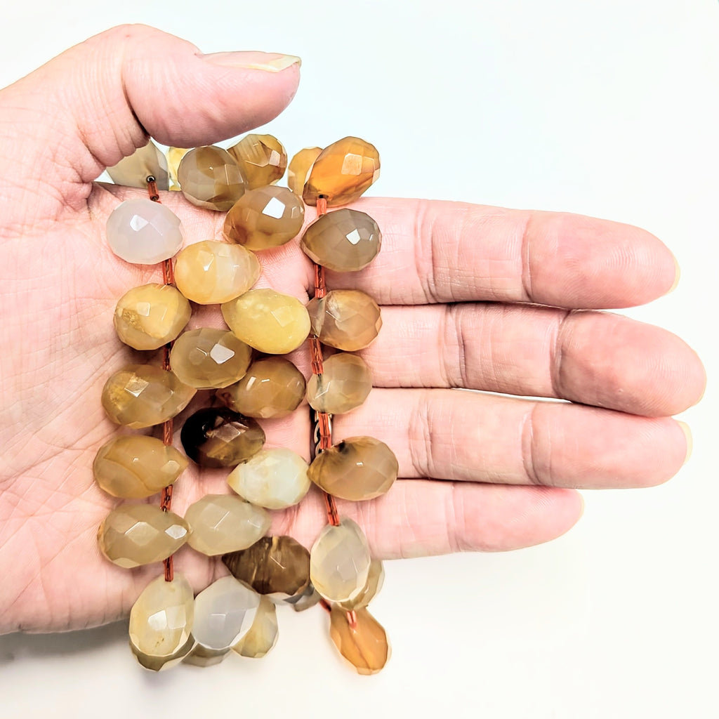 Carnelian Briolettes -18x12mm