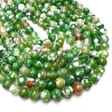 Dyed Green Fire Agate - 10mm