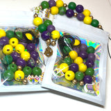 Mardi Gras Wooden Bead Kits