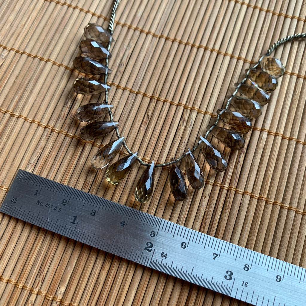 Smoky Quartz Briolettes