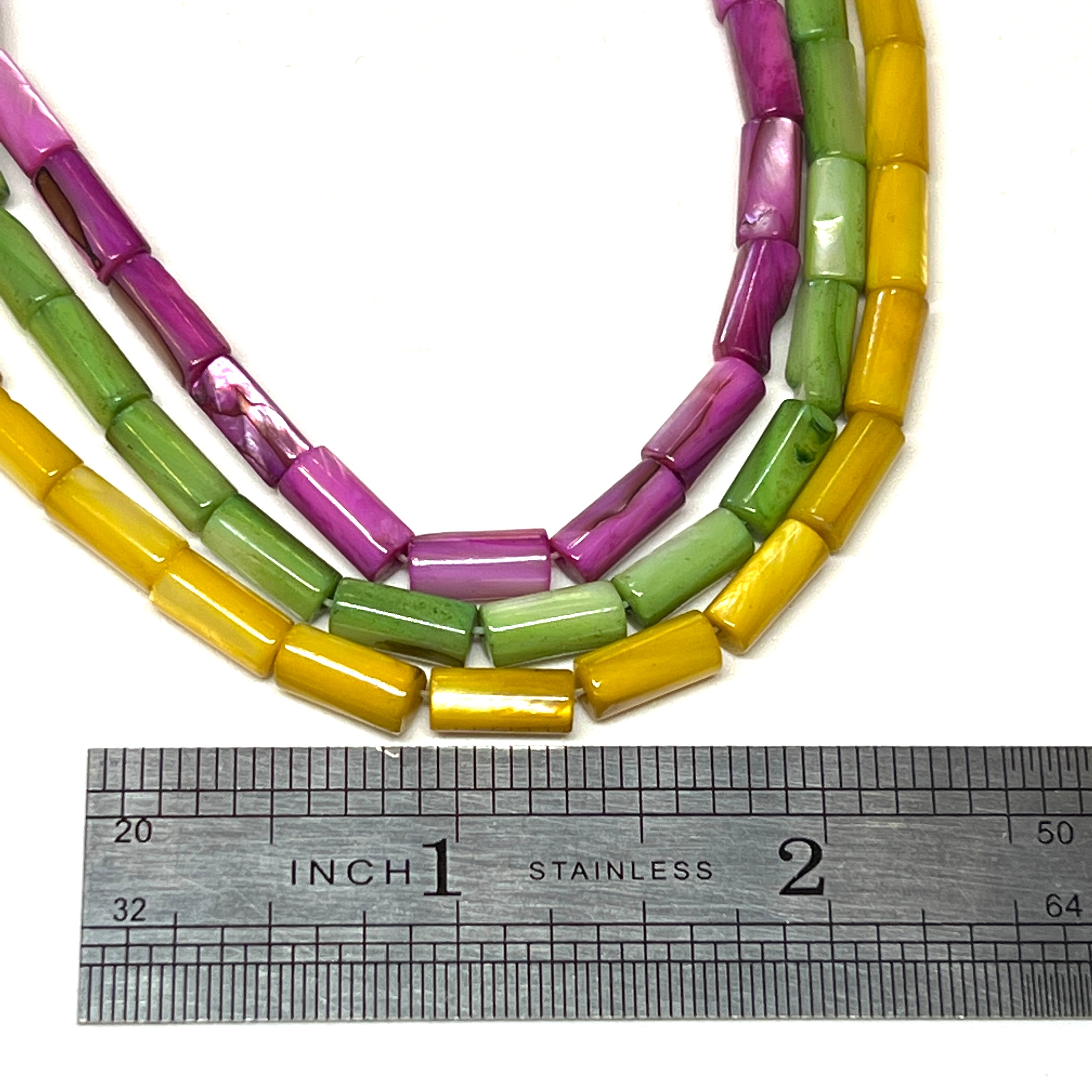 Mother of Pearl - Dyed Tubes