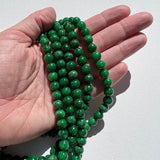 Dyed Green Jade - 8mm