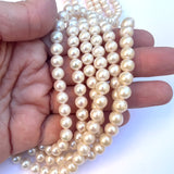 White Freshwater Pearls - 7-8mm
