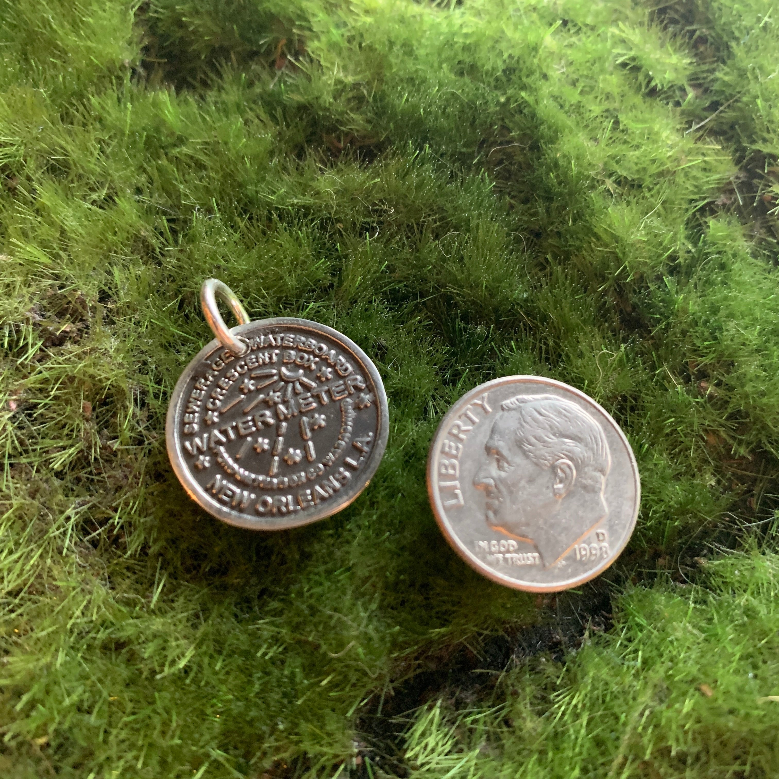 Sterling Silver Water Meter Charms and Earrings