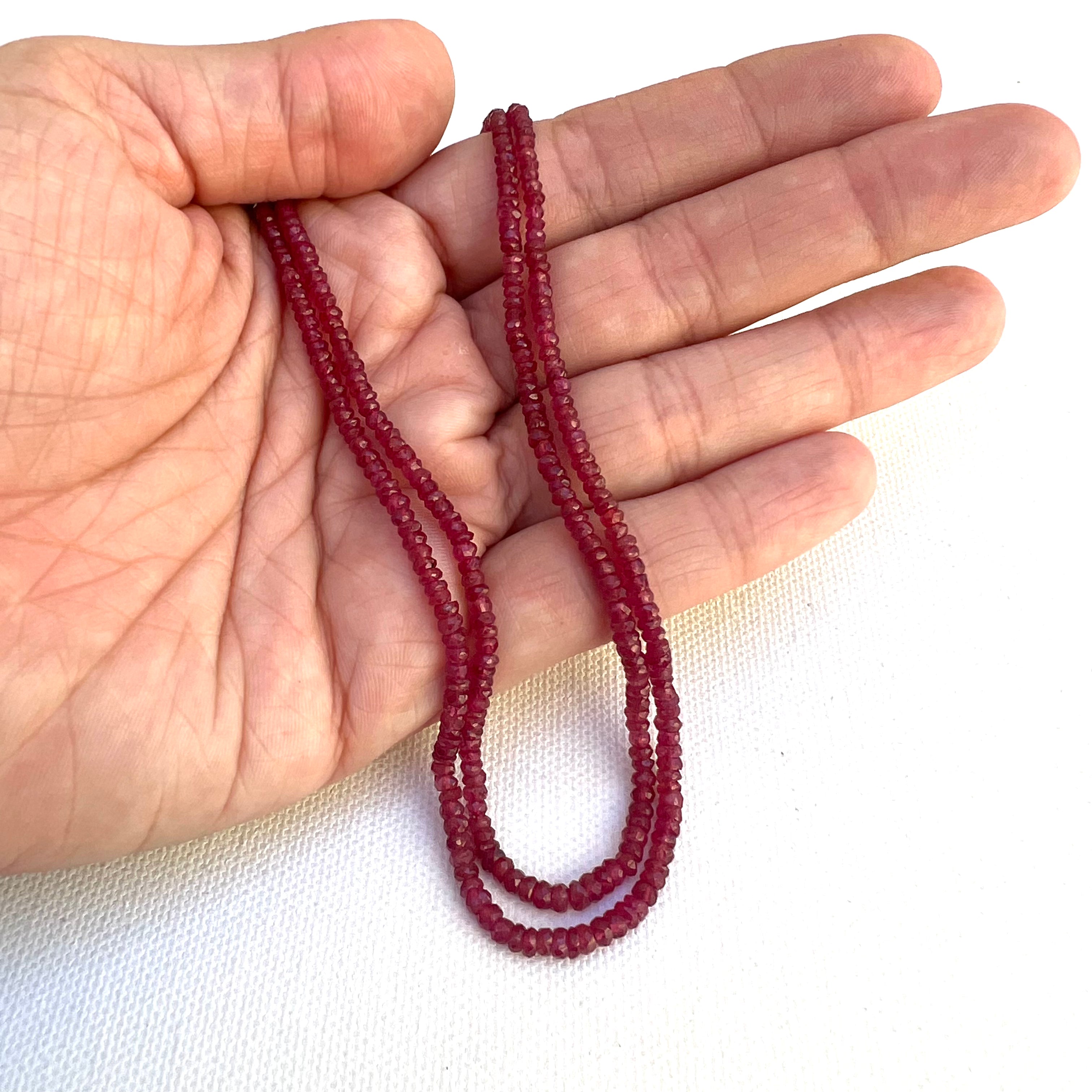 Natural Rubies - Slightly Graduated