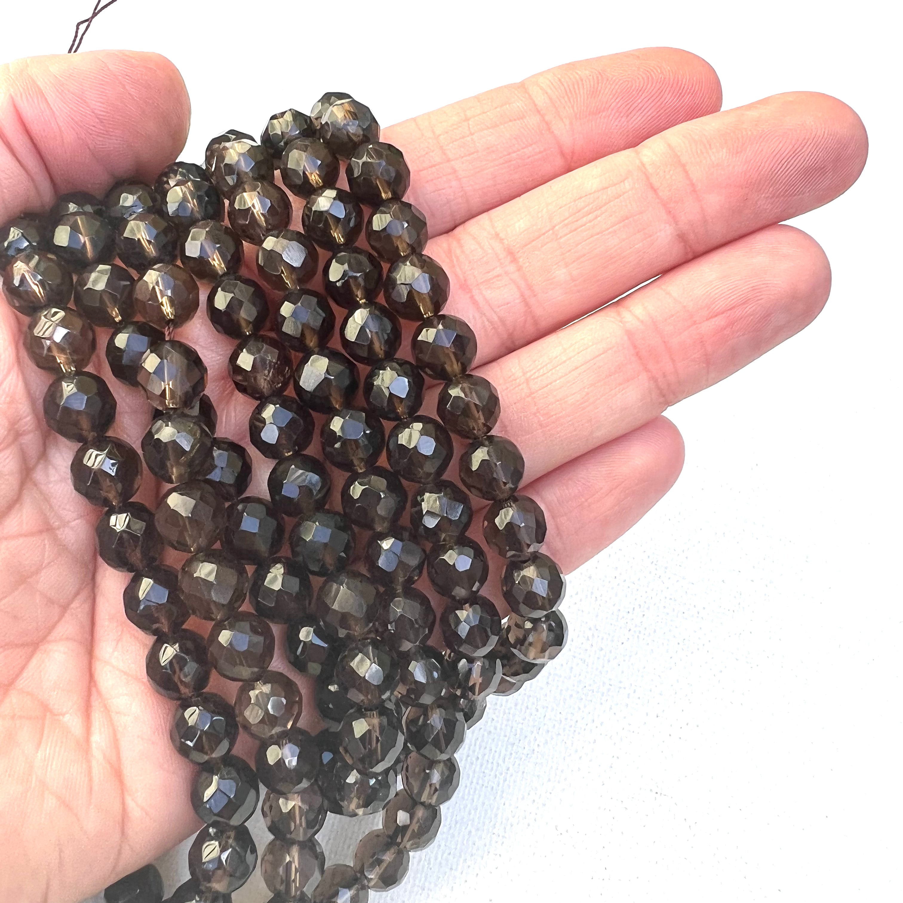 Faceted Smoky Quartz