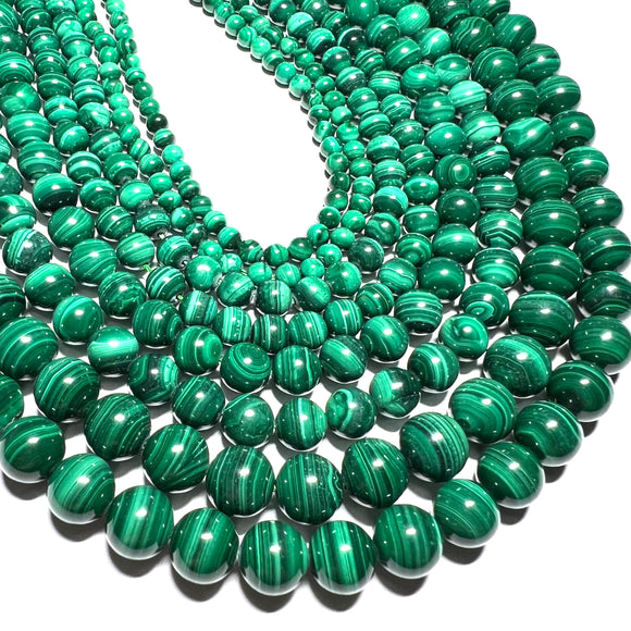 Buy Natural Malachite Necklace, 6mm Real Malachite Beaded Necklace, Girl  Necklace, Green Beads Necklace, Dainty Beaded Gemstone Necklace Online in  India - Etsy