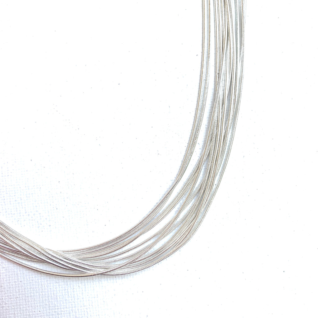 silver plated 18 inch snake chain with small lobster claw clasp 18 inch necklace