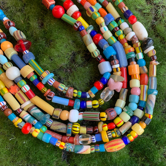Ghana Krobo Glass Beads – Aadampo