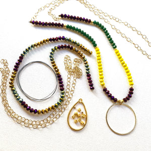 Mardi Gras Long Necklace Kit