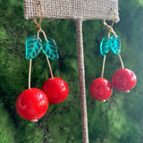 Summer Cherry Earrings