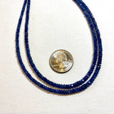 Natural Sapphire - Faceted Rondelles