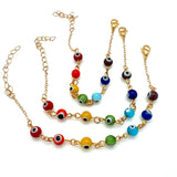 Rainbow Protective Eye Chain Bracelets