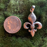 Sterling Silver Fleur de Lis Charms and Cuff Links