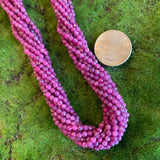 Ruby Strands - Faceted Rounds
