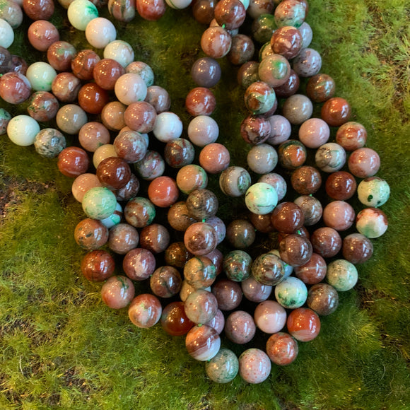 Dyed Brown/Green Agate - 10mm
