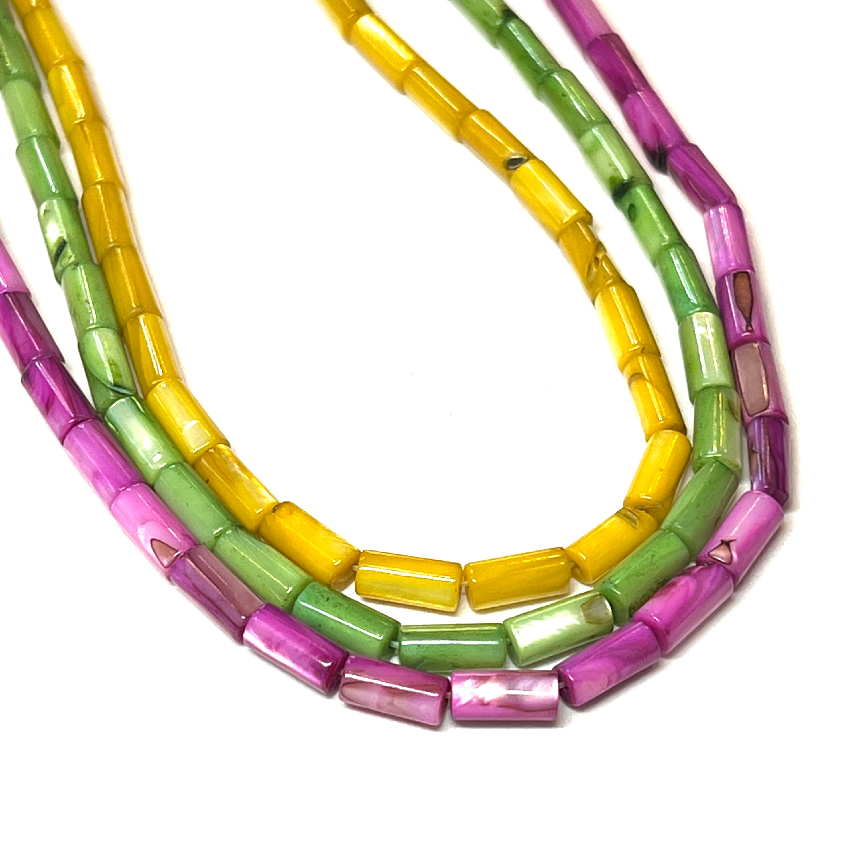 Mother of Pearl - Dyed Tubes