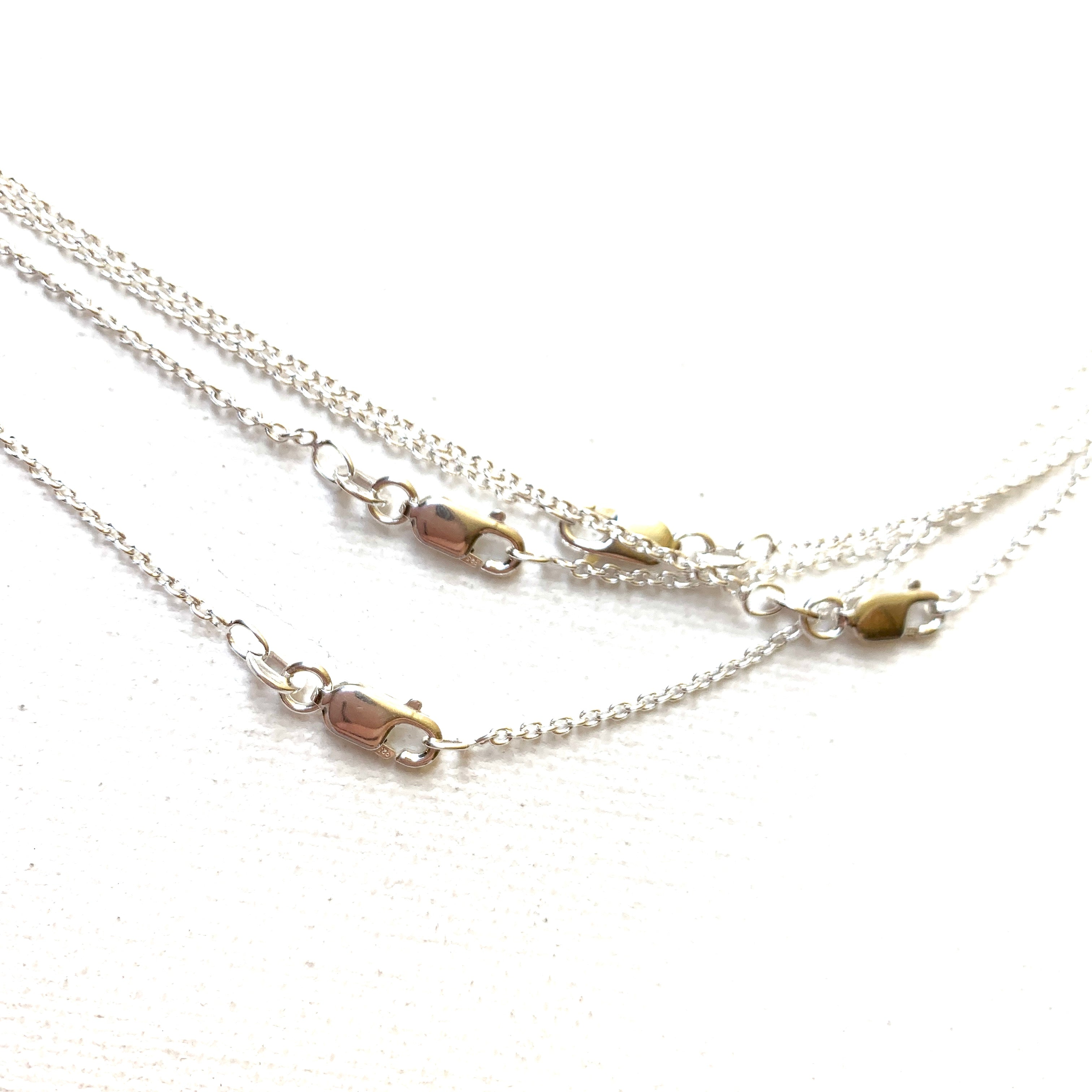Cable Chain Necklace - Sterling Silver