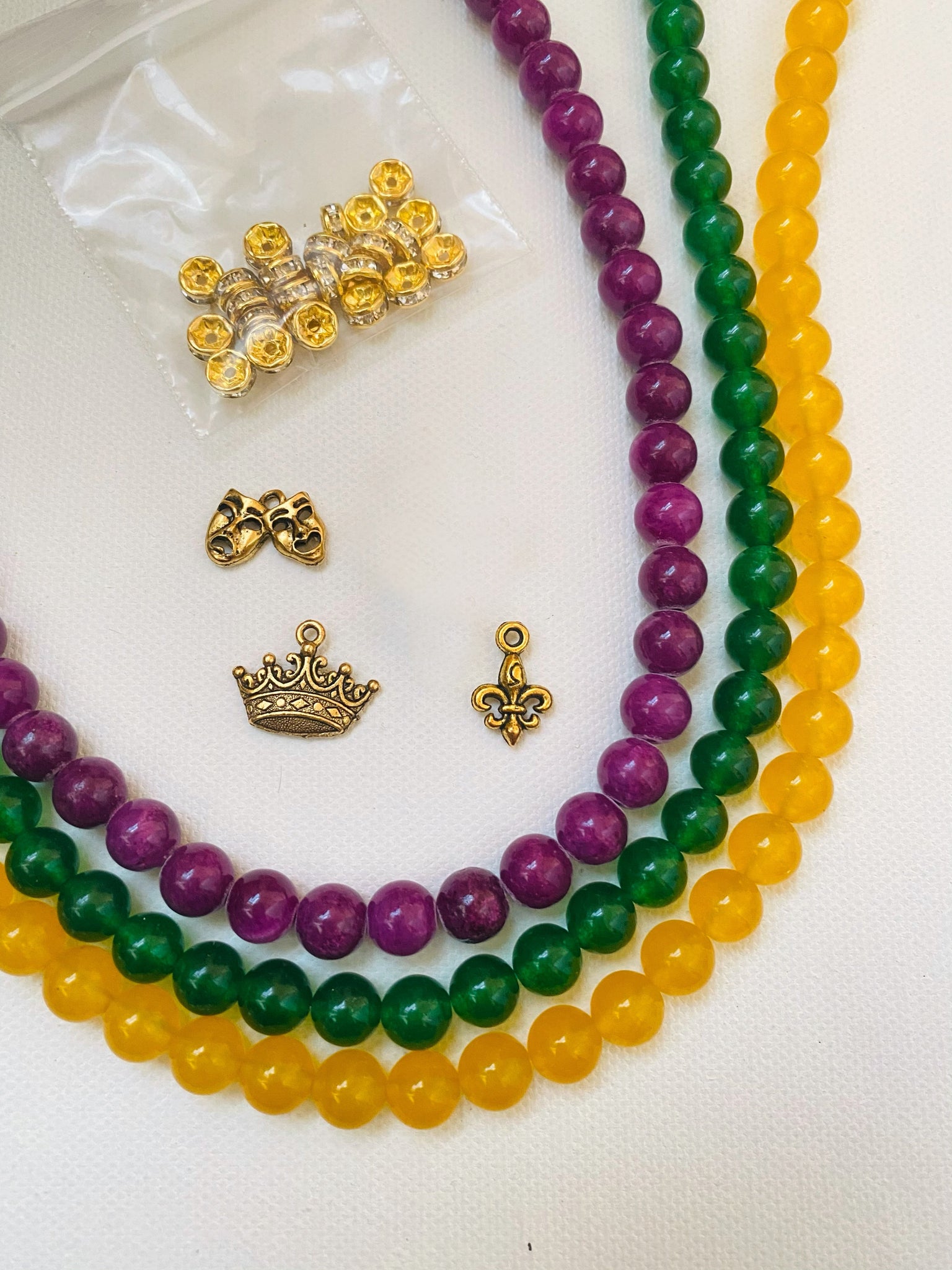 Mardi Gras Bracelet DIY kit – The Bead Shop