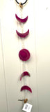 Phases of the Moon Agate Wall Hanging