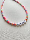 beaded necklace word necklace rubber disk beads heishi beads jewelry beading supplies jewelry supplies make your own necklace design your own necklace