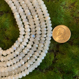 Moonstone Faceted Rondelles