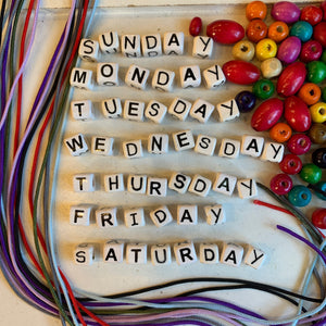 Days of the Week Necklace Kit