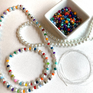 bead your own jewelry make your own jewelry glass pearl and seed bead jewelry kit