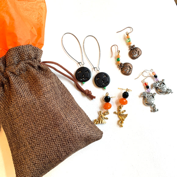Trick or Treat Surprise Halloween Earring Grab Bag