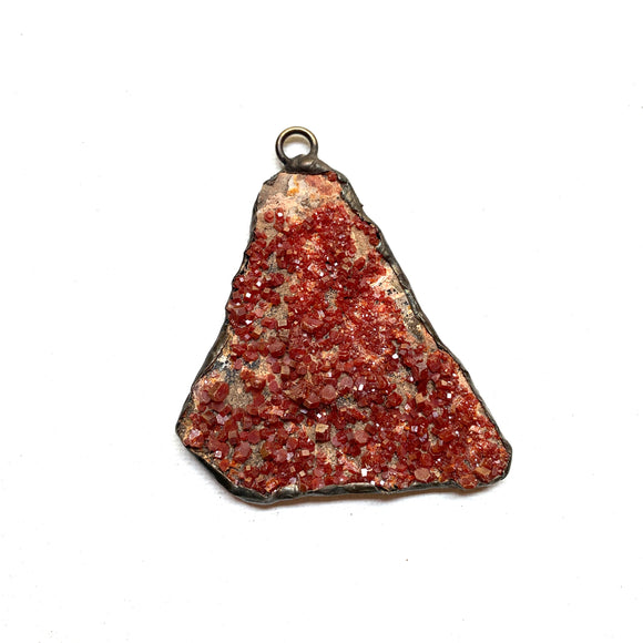 vanadinite pendant natural stone handmade pendant handmade jewelry 