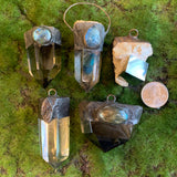 quartz smoky quartz pyrite labradorite pendant handmade pendant beading supplies jewelry supplies make your own jewelry 