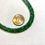 Natural Emerald - Faceted Rondelles