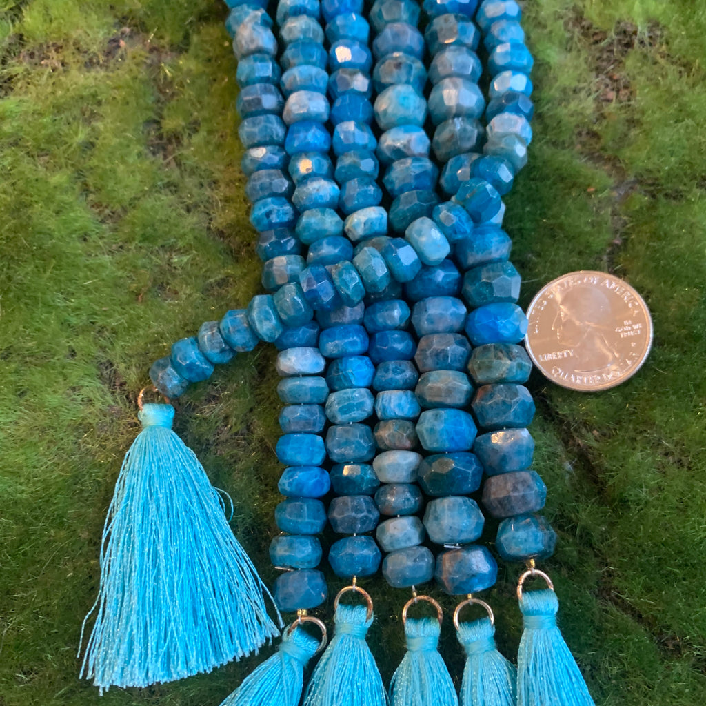 Apatite - Faceted Rondelles
