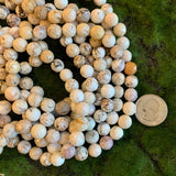 Natural Howlite - Faceted Rounds