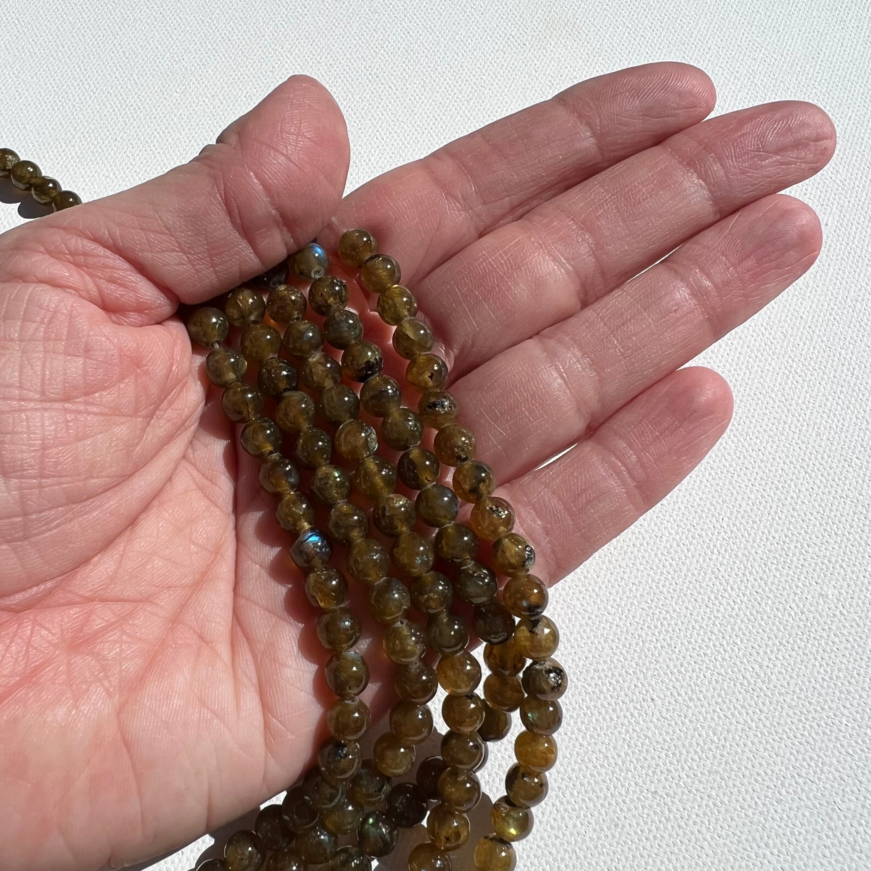 Natural Green Labradorite