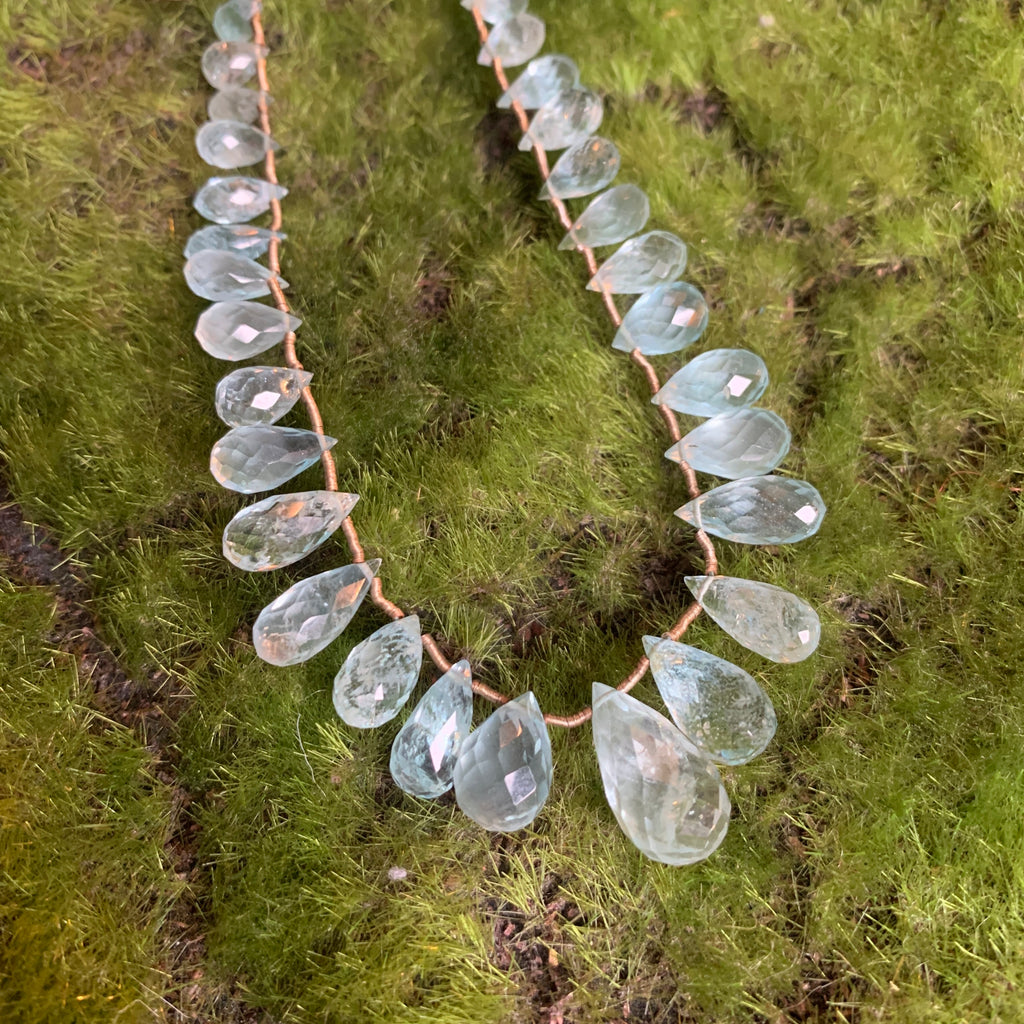 Aquamarine Briolettes