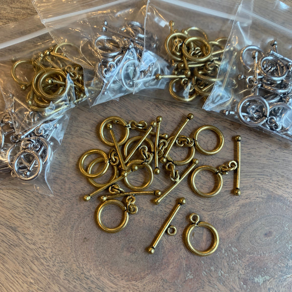 toggle clasp brass toggle clasp plated toggle clasp beading supplies jewelry supplies make your own jewelry 