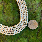 Natural Howlite - Faceted Rounds