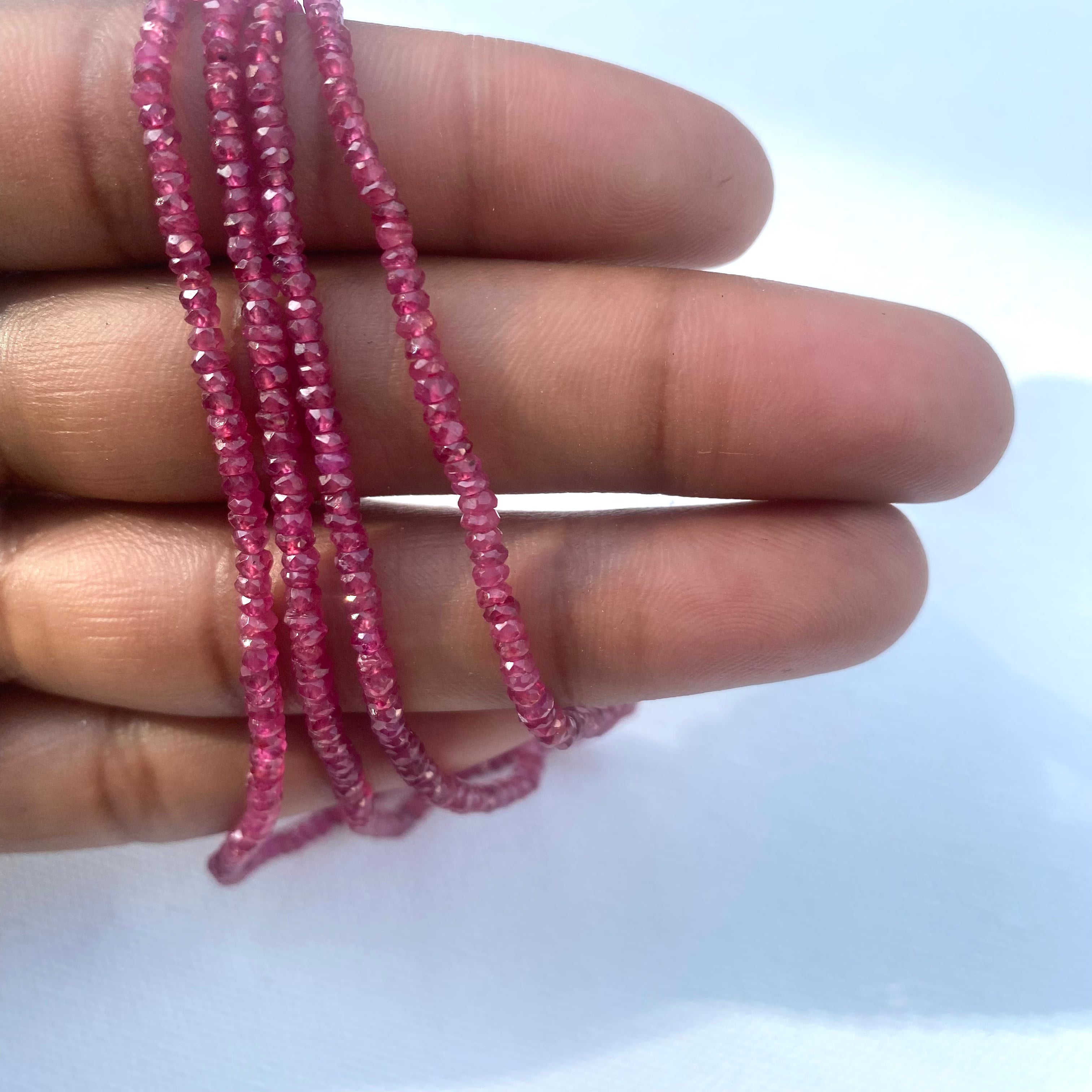 Natural Rubies - Slightly Graduated