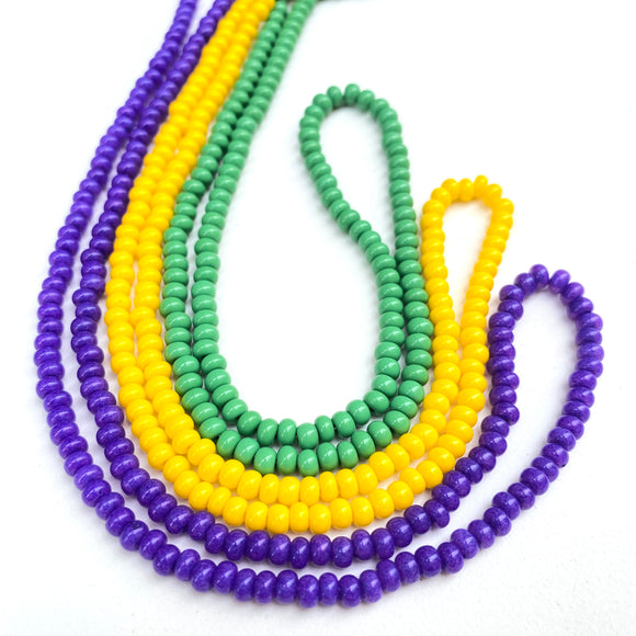 Mardi Gras Seed Beads