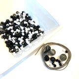 Kit includes jewelry making supplies such as seed beads and glass beads to make your own phone lanyard/phone holder. 