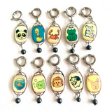 animal charms panda duck crab frog elephant fish monkey cow rabbit beading supplies jewelry supplies charm collection