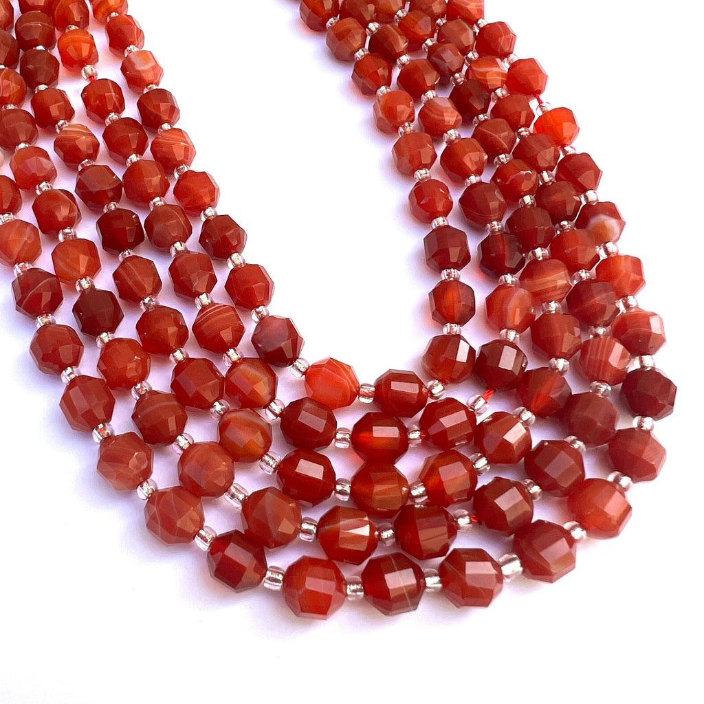 Carnelian - Faceted Double-terminated Shape
