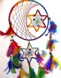 Moon and Star Dancing Dream Catcher