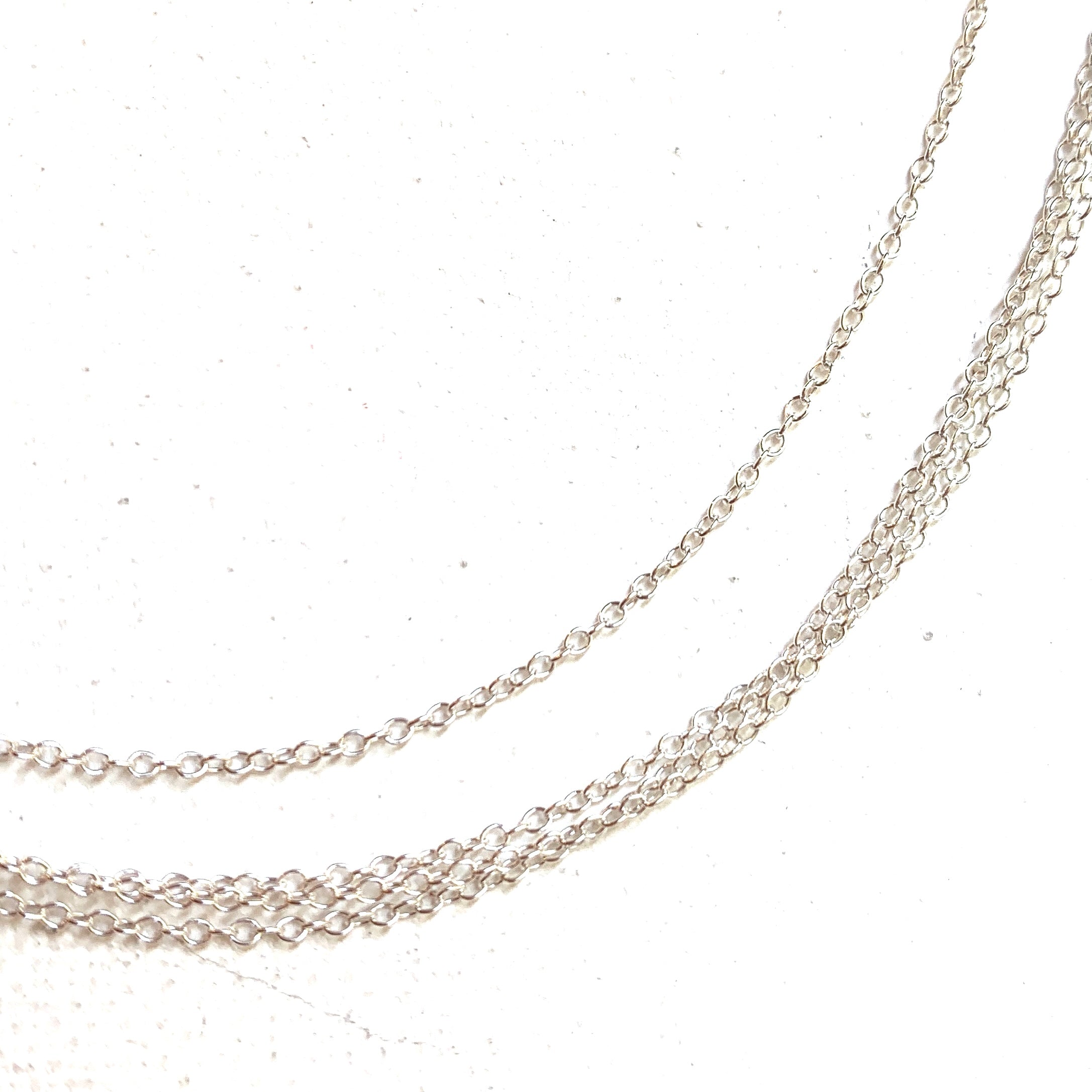 Fine Cable Chain Necklace - Sterling Silver