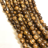 Old Palmwood Round Beads